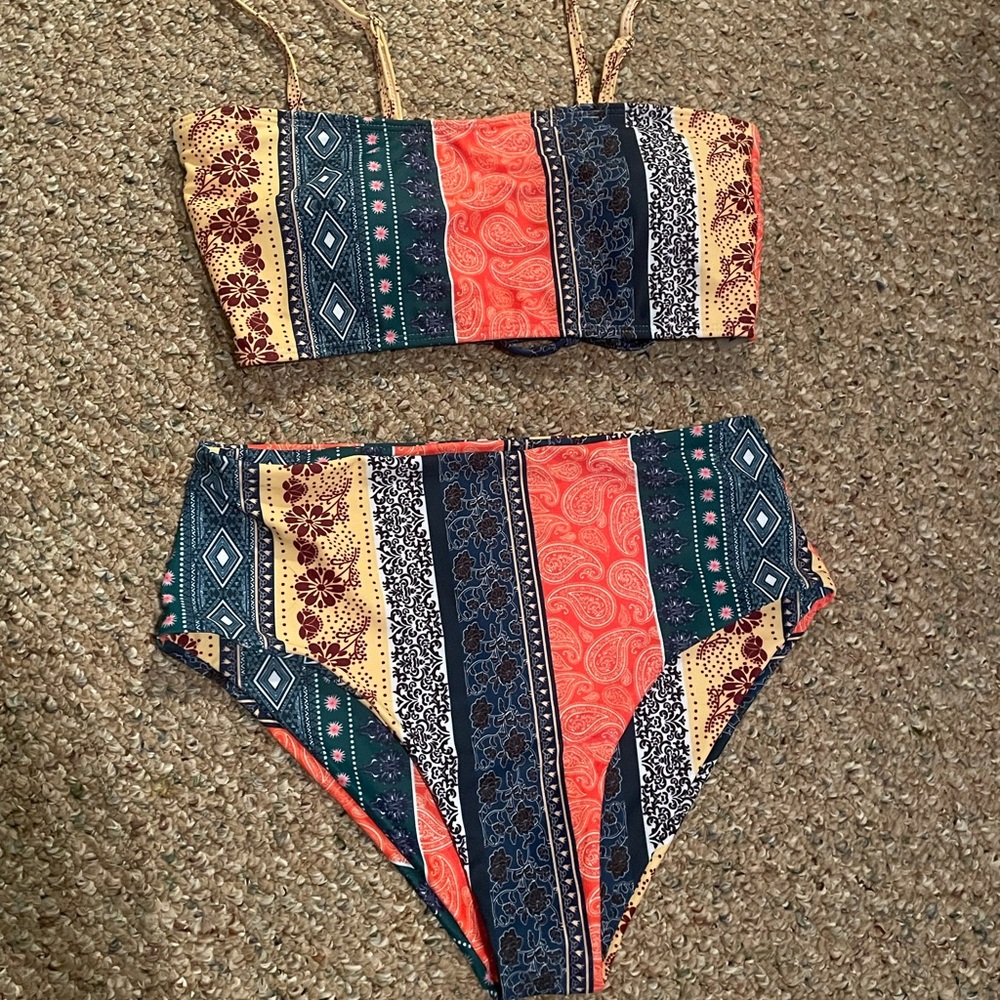 Boho High Waisted Bikini